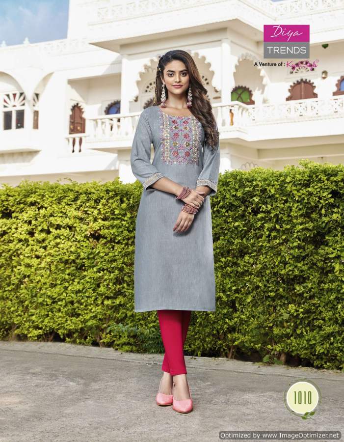 Fashion Bird Vol 1 By Diya Trends Ethnic Wear Wholesale Embroidery Kurtis